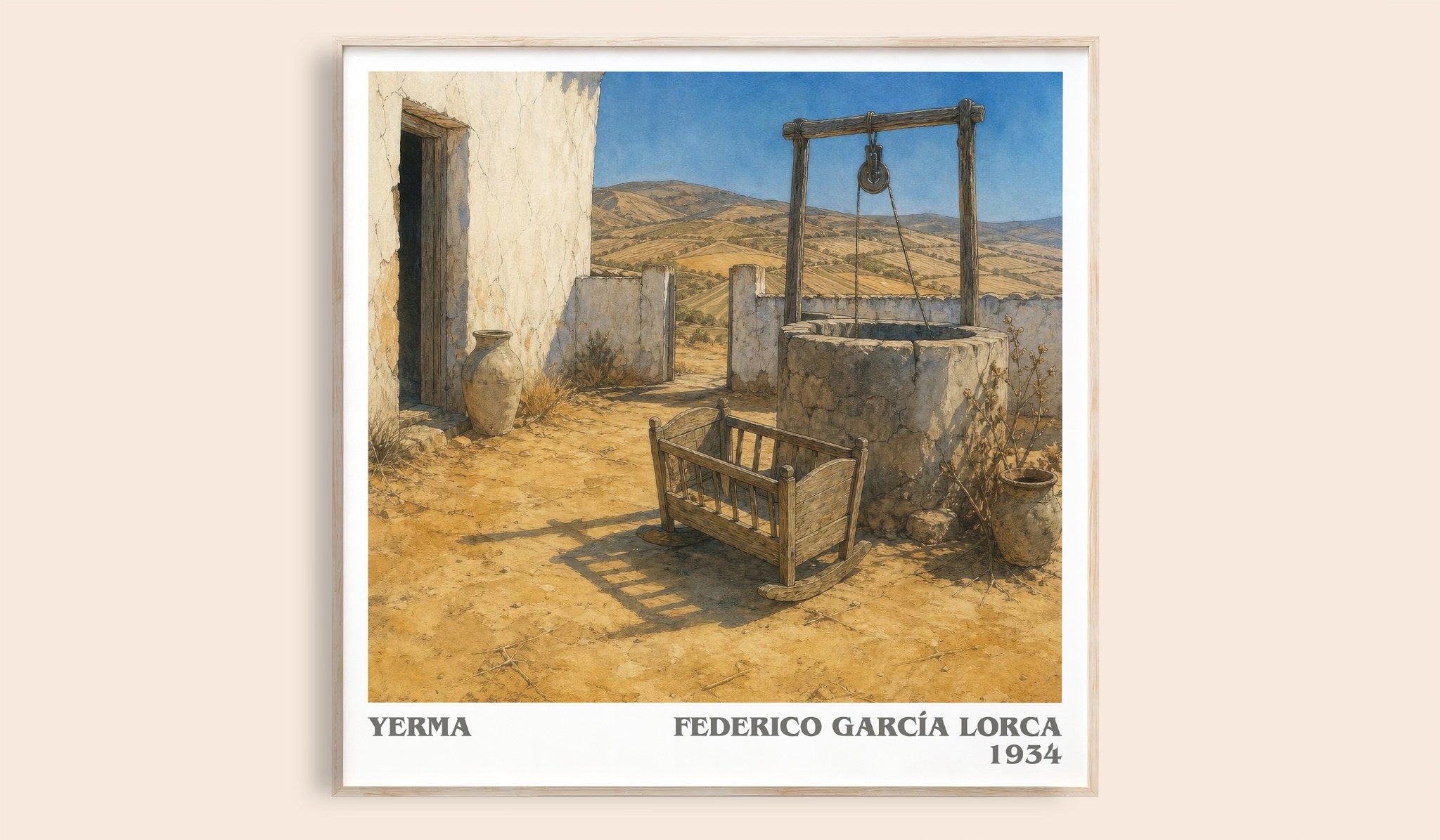 Yerma Literary Art Print by Federico García Lorca