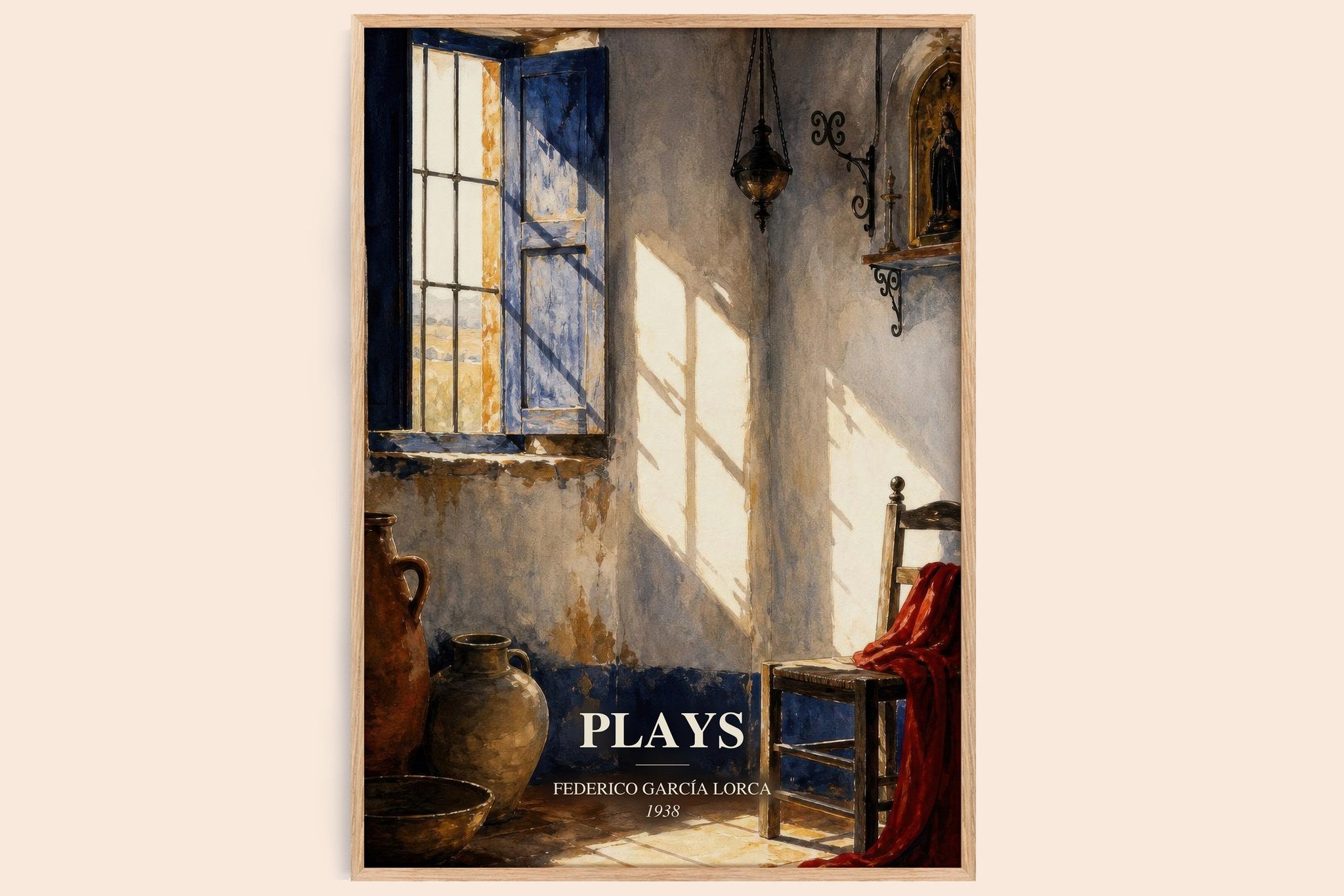 Plays Book Watercolour Illustration by Federico García Lorca