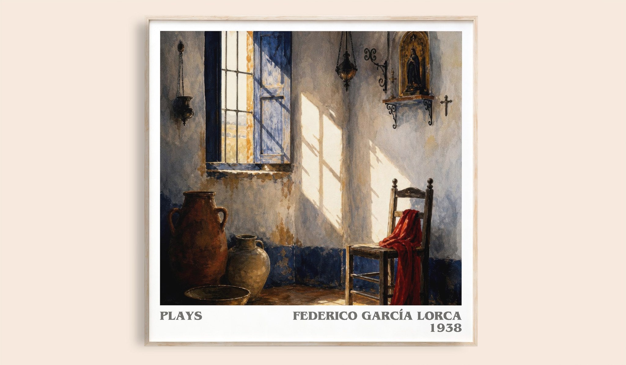 Plays Literary Art Print by Federico García Lorca