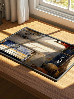 Plays watercolour book poster framed on wall – literary fiction wall art