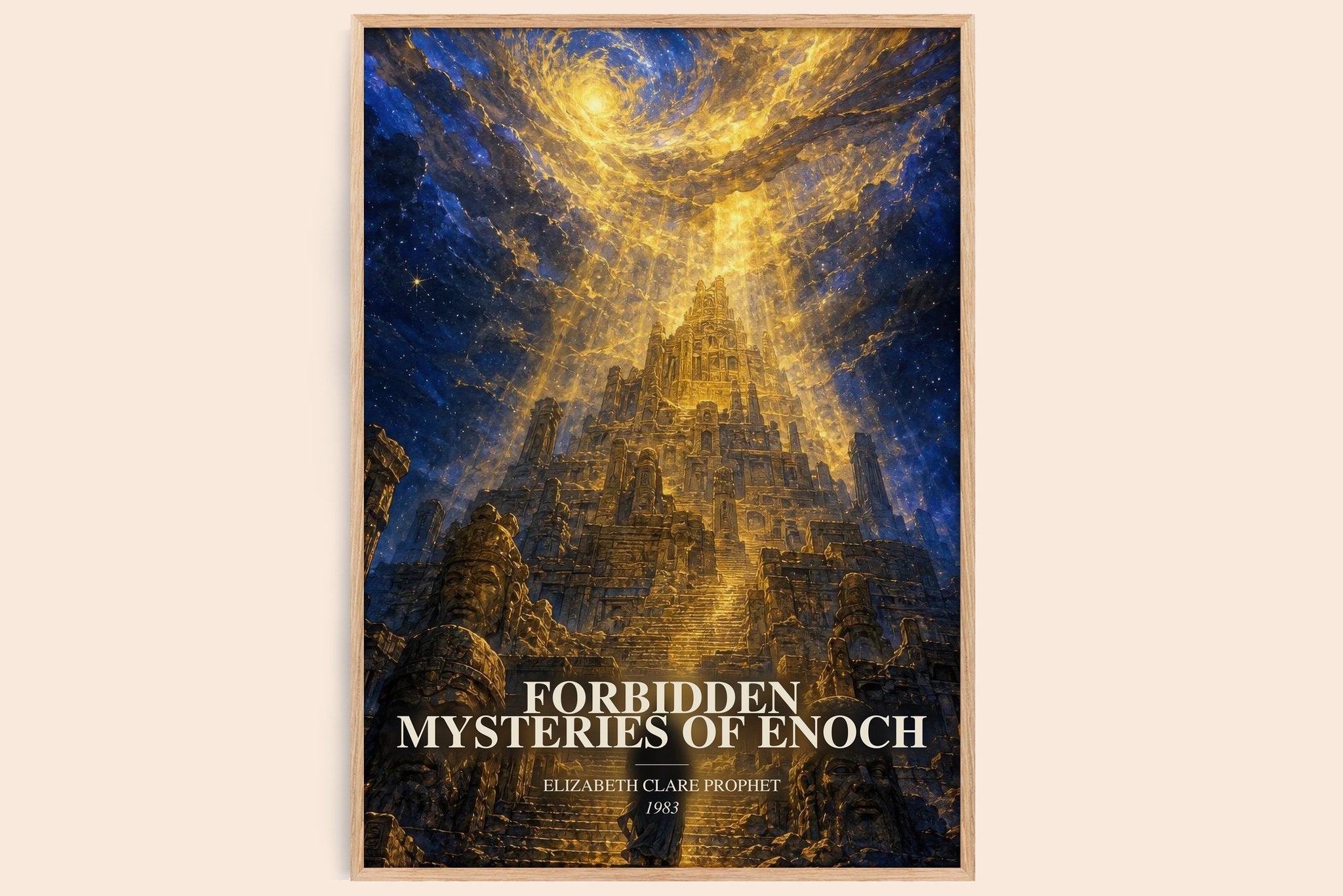 Forbidden mysteries of Enoch Book Watercolour Illustration by Elizabeth Clare Prophet