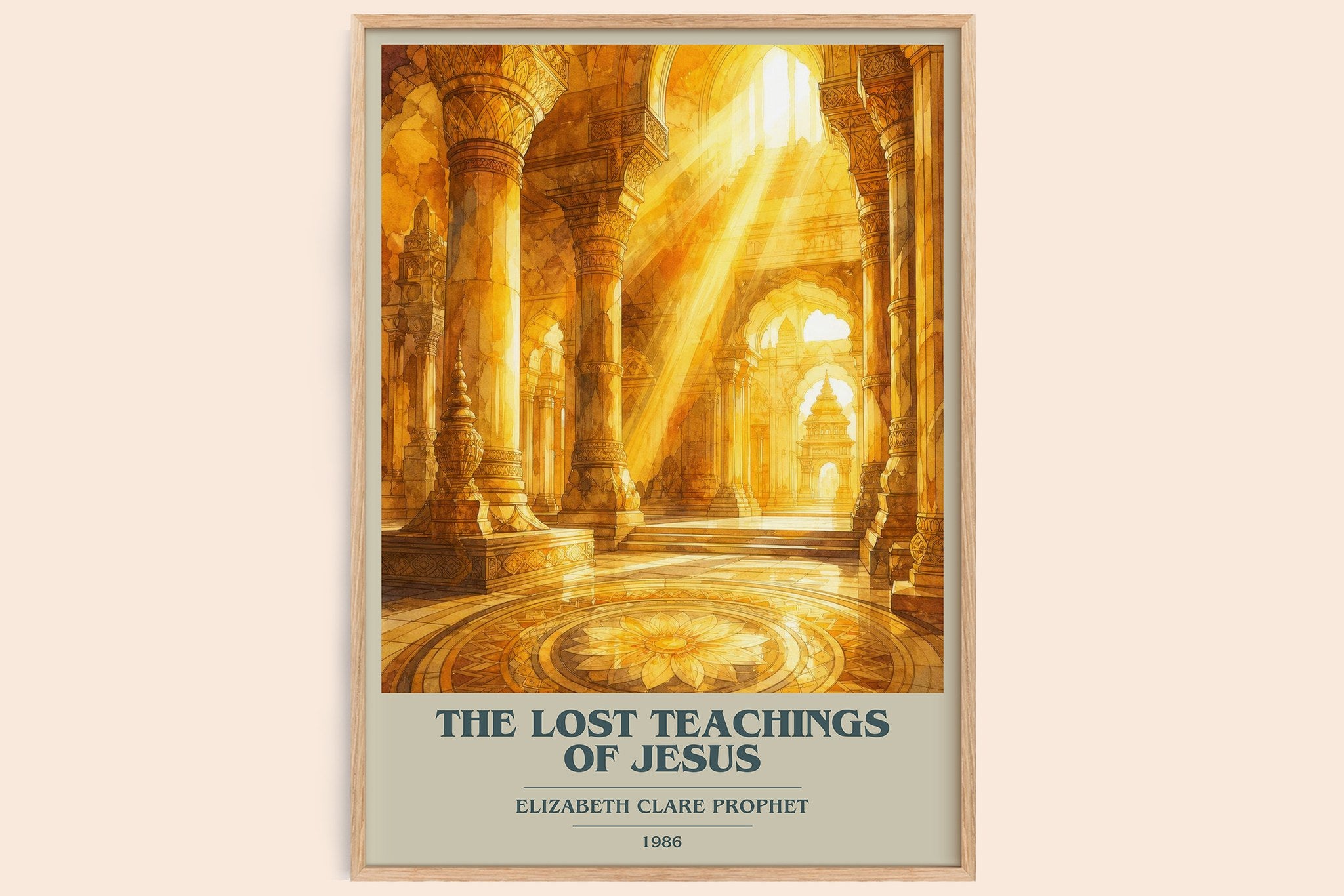 lost teachings of Jesus Book Cover Poster by Elizabeth Clare Prophet