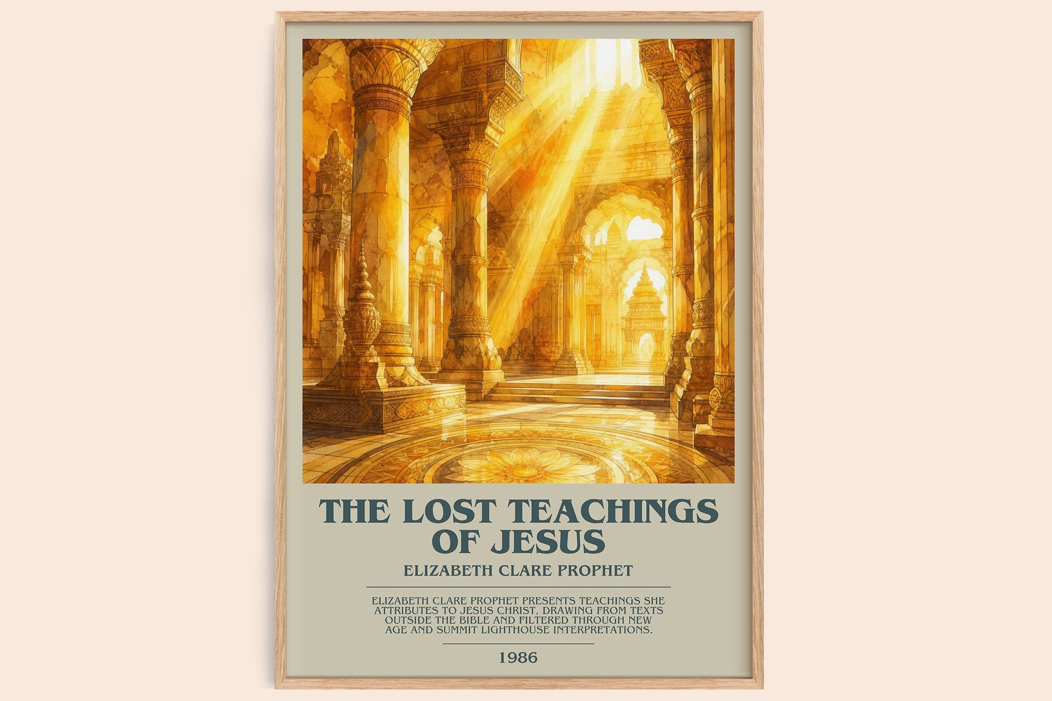 lost teachings of Jesus Bookish Wall Art by Elizabeth Clare Prophet