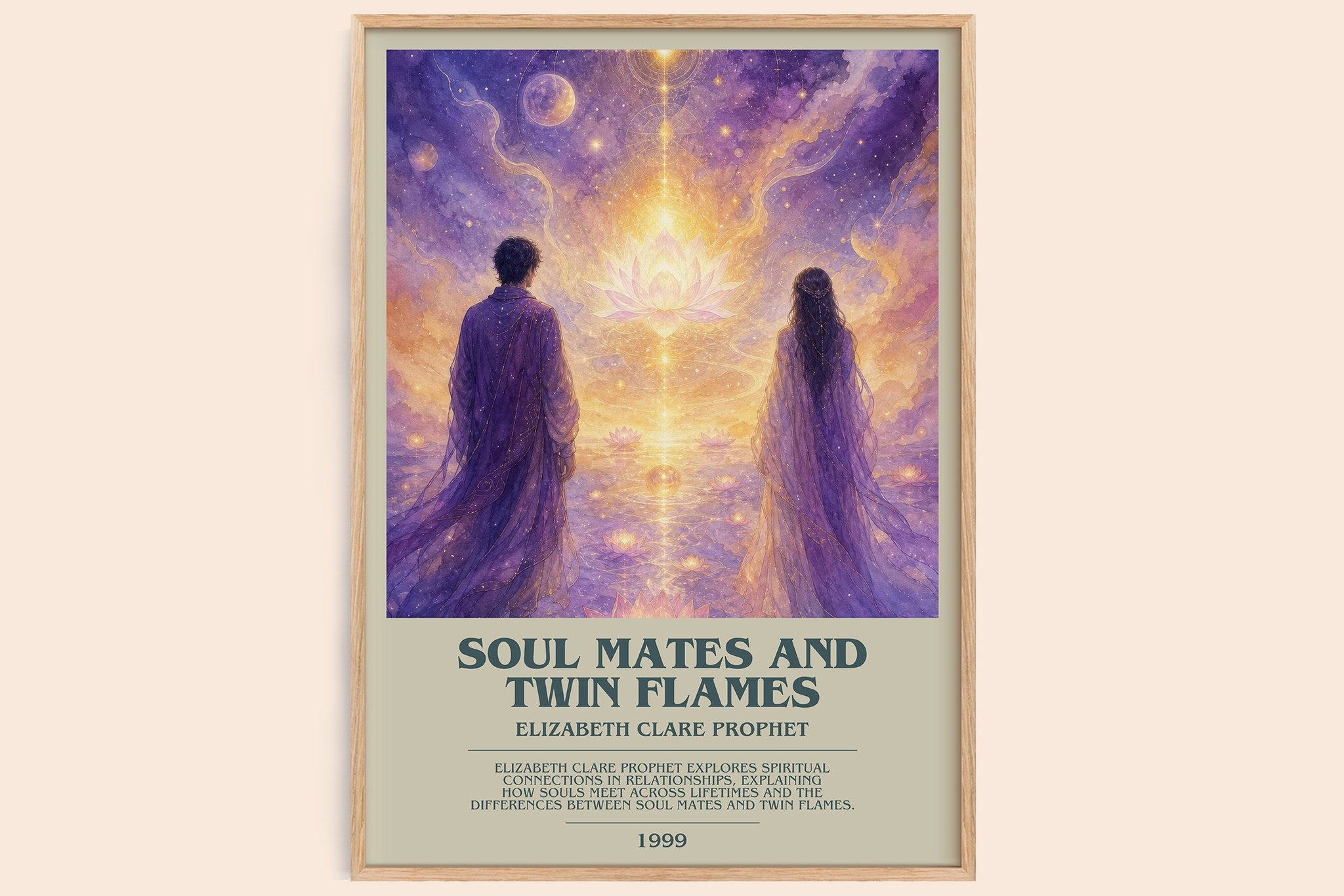 Soul Mates and Twin Flames Bookish Wall Art by Elizabeth Clare Prophet