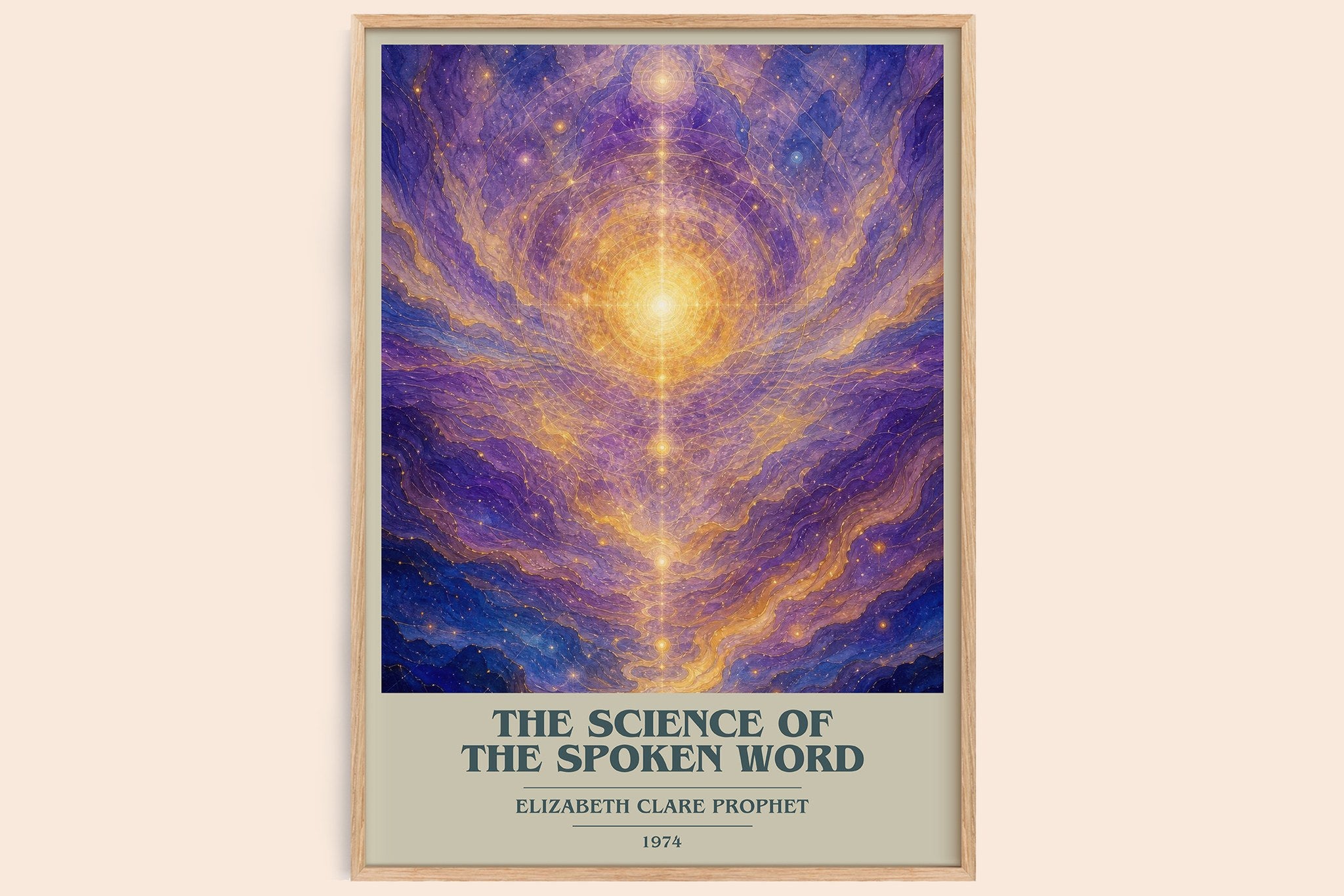 science of the spoken word Book Cover Poster by E. Prophet