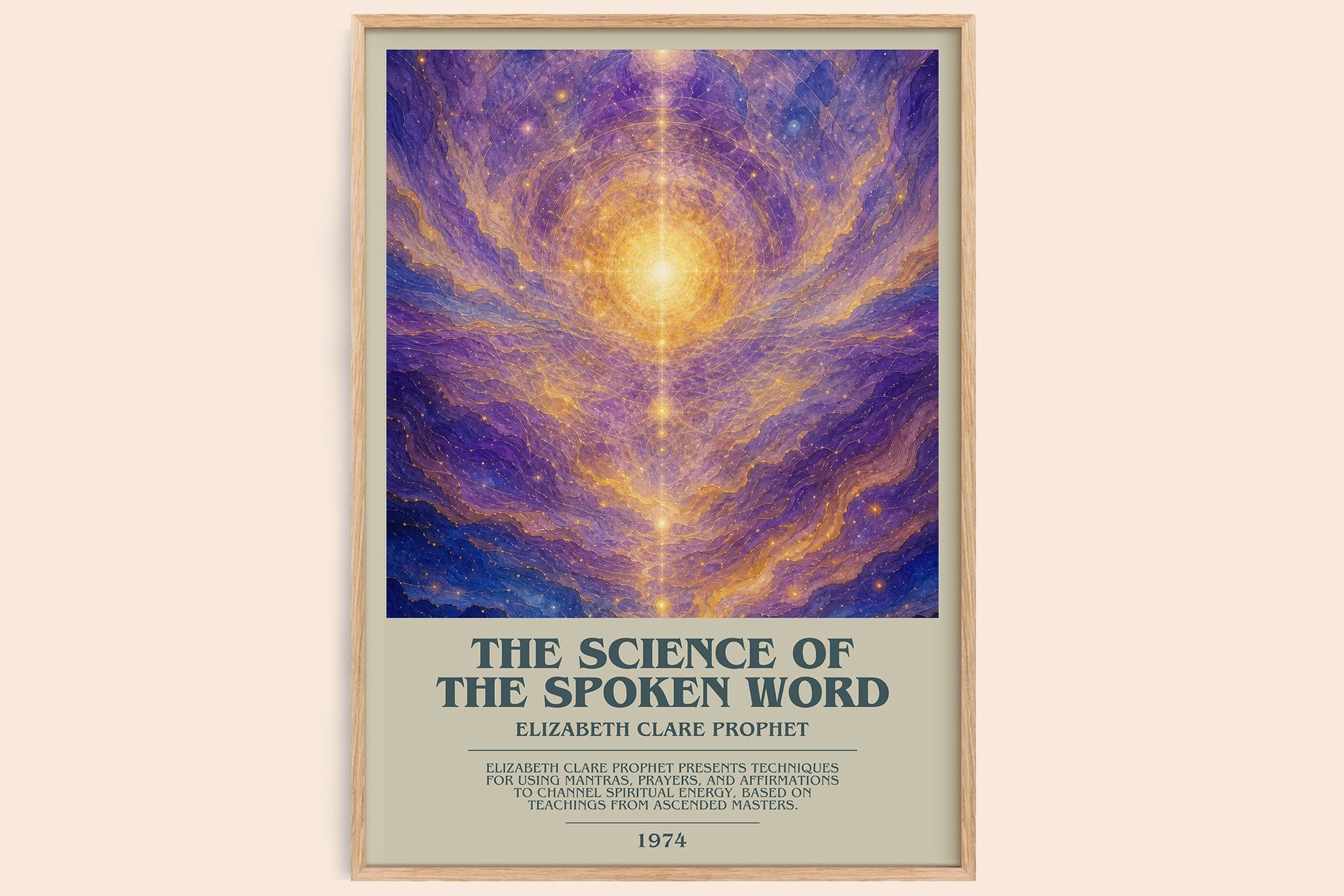 science of the spoken word Bookish Wall Art by Elizabeth Clare Prophet