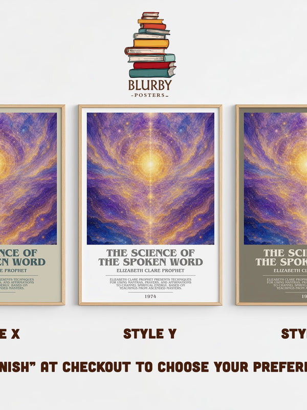 The science of the spoken word bookish print in frame leaning in hallway – non fiction wall art