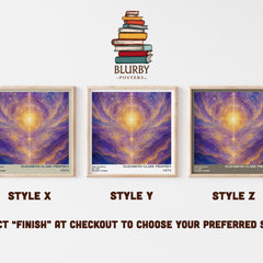 The science of the spoken word literary print in frame leaning in hallway – non fiction wall art