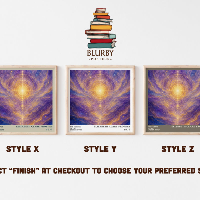 The science of the spoken word literary print in frame leaning in hallway – non fiction wall art
