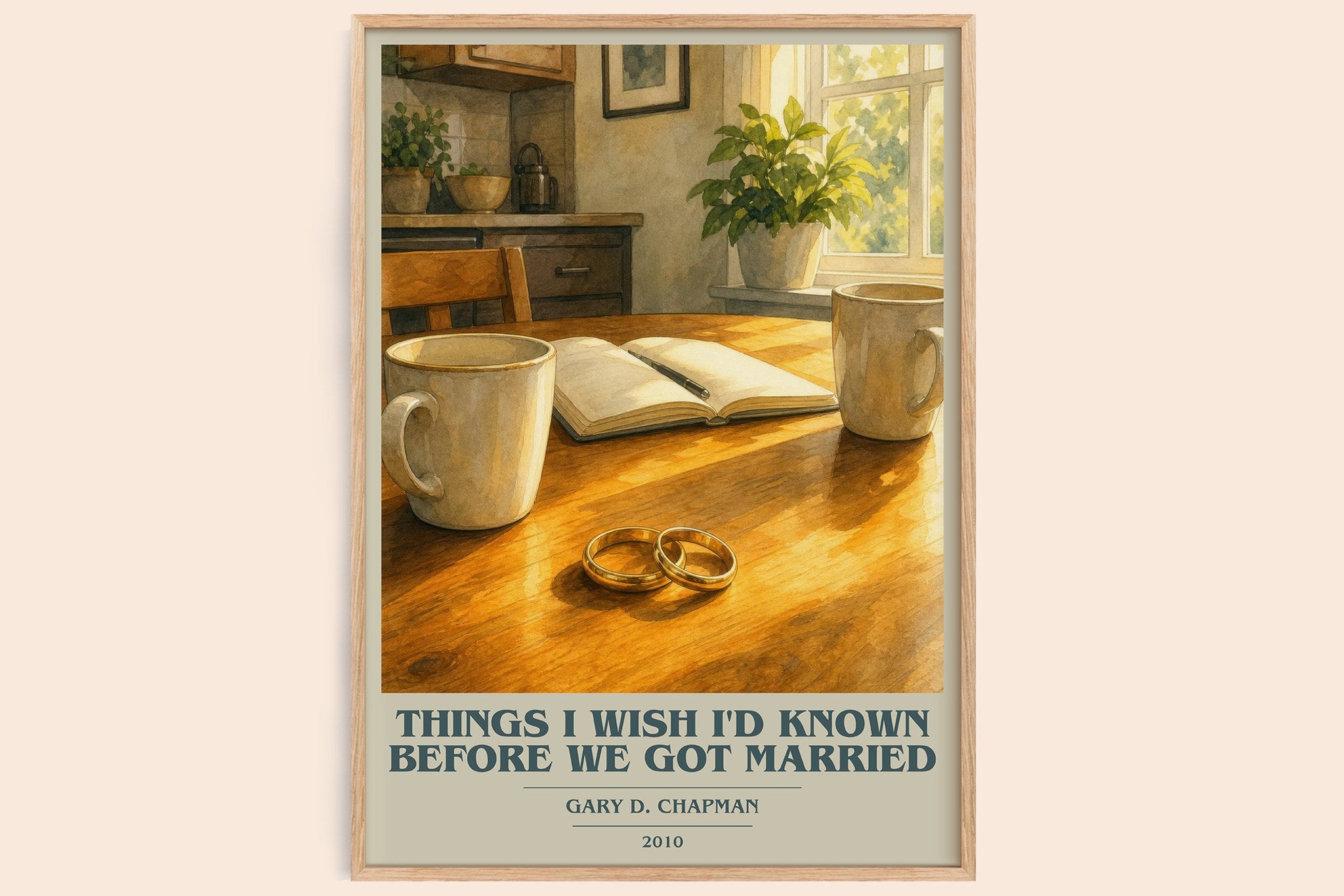 Things I wish I'd known before we got married Book Cover Poster by Gary D. Chapman