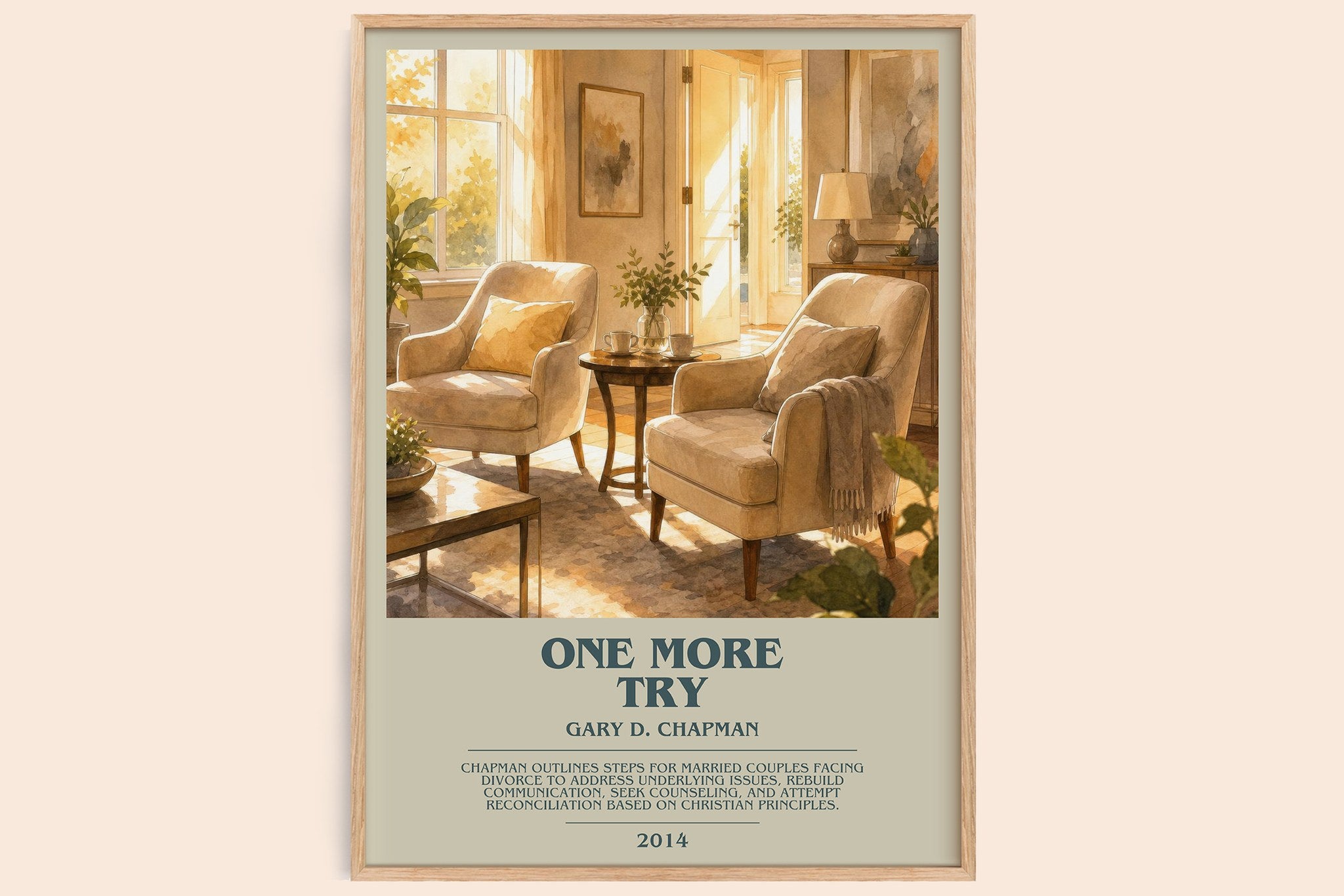 One more try Bookish Wall Art by Gary D. Chapman