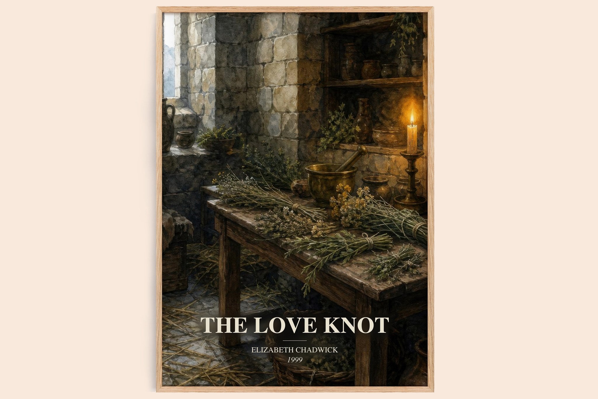 The Love Knot Book Watercolour Illustration by Elizabeth Chadwick