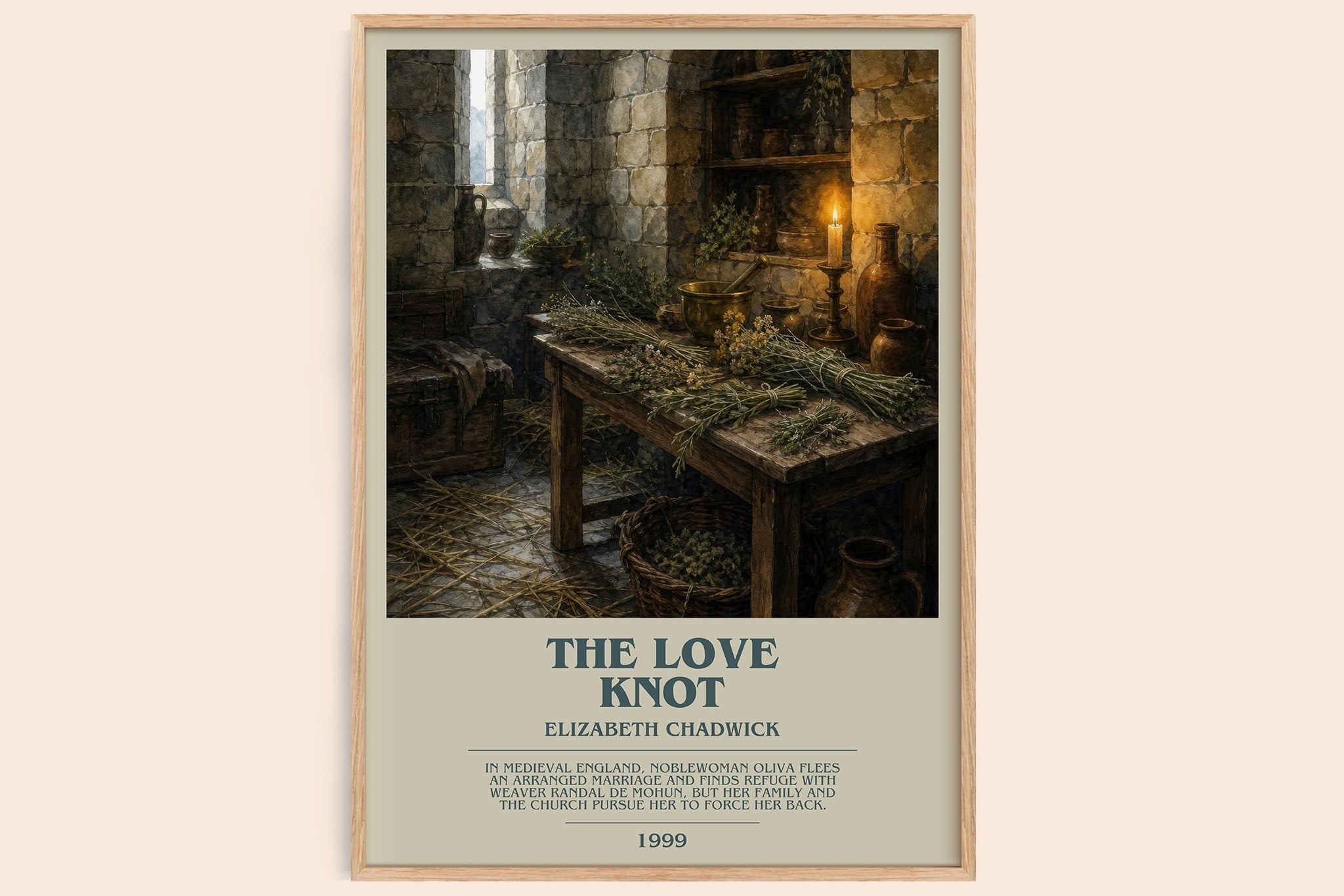 The Love Knot Bookish Wall Art by Elizabeth Chadwick
