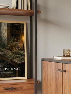 The Love Knot book watercolour illustration paper finish options – matte satin gloss