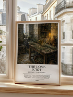 The Love Knot bookish poster colour and style options – Elizabeth Chadwick book art