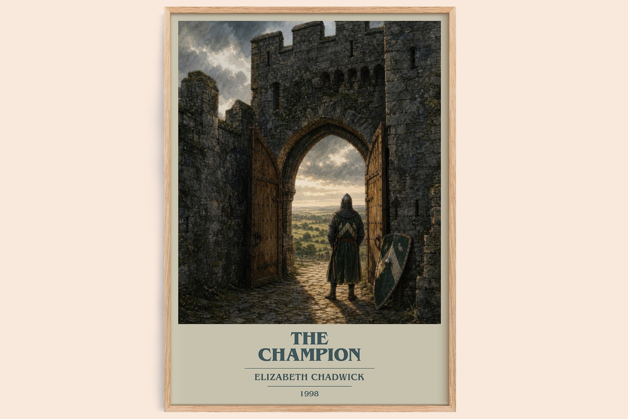 The Champion Book Cover Poster by Elizabeth Chadwick