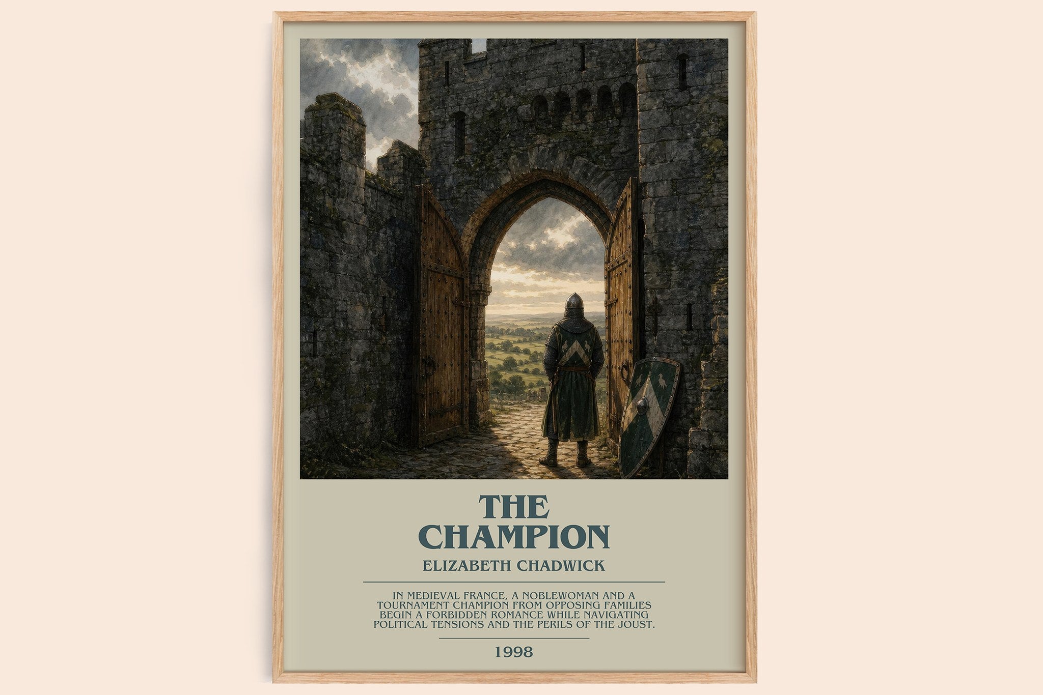 The Champion Bookish Wall Art by Elizabeth Chadwick
