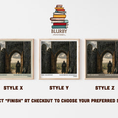 The Champion literary print in frame leaning in hallway – historical fiction wall art