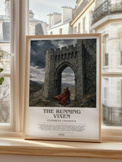 The running vixen bookish poster colour and style options – Elizabeth Chadwick book art