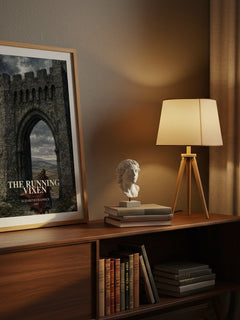The running vixen watercolour print on bookshelf – Elizabeth Chadwick fan gift