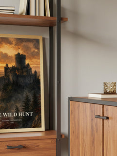 The wild hunt book watercolour illustration paper finish options – matte satin gloss