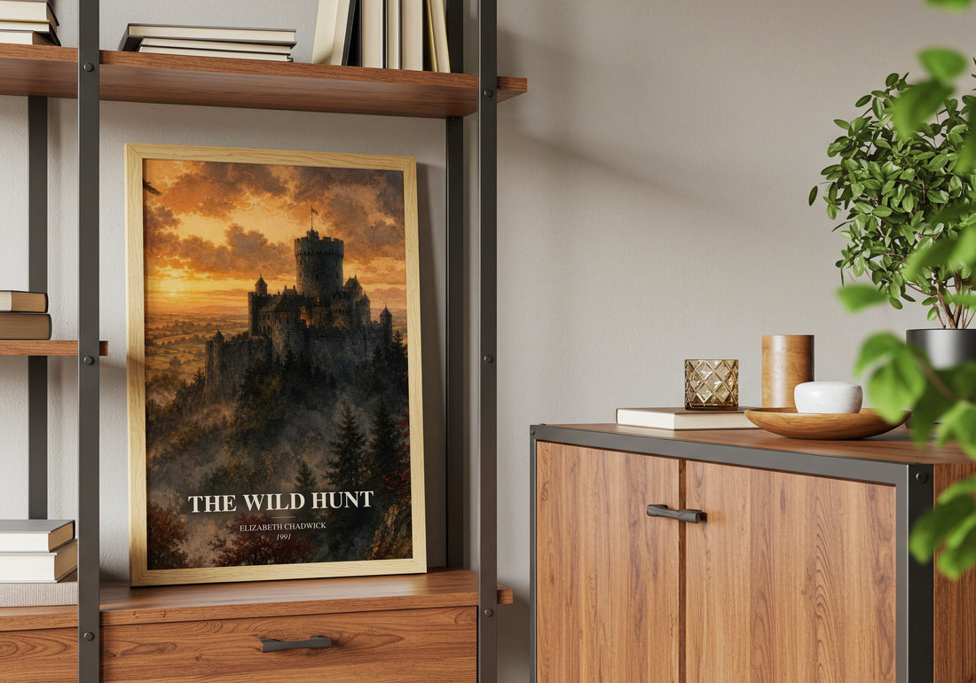 The wild hunt book watercolour illustration paper finish options – matte satin gloss