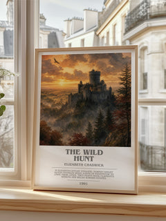 The wild hunt bookish poster colour and style options – Elizabeth Chadwick book art