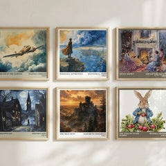 The wild hunt literary art print colour and style options – Elizabeth Chadwick book art