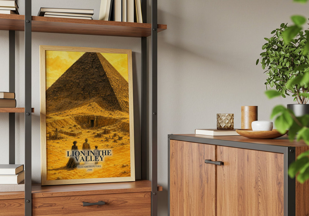 Lion in the valley book watercolour illustration paper finish options – matte satin gloss