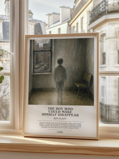 The boy who could make himself disappear bookish poster colour and style options – Kin Platt book art