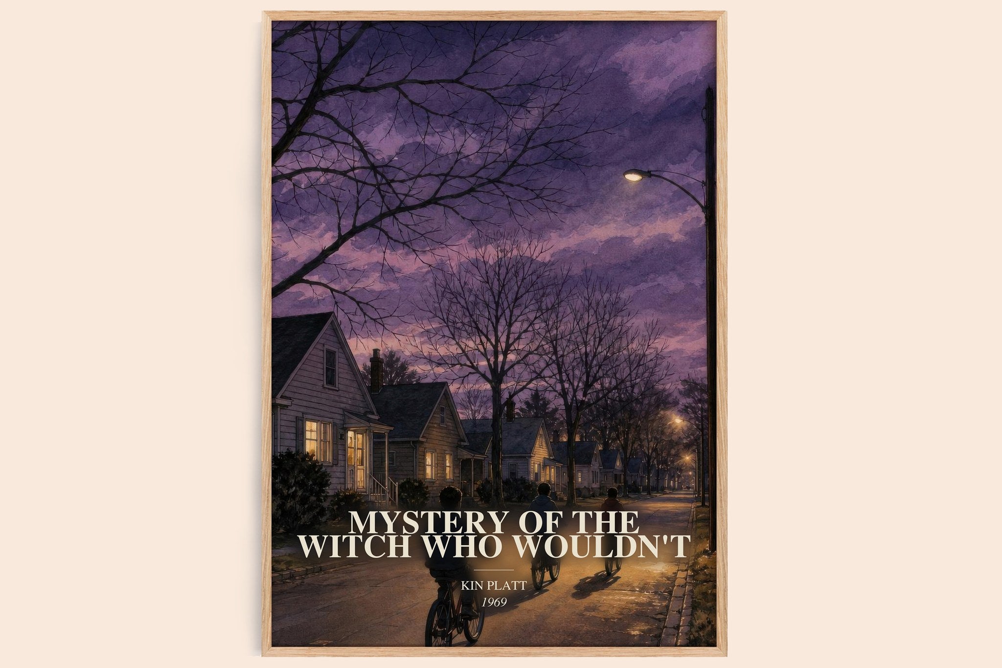 Mystery of the Witch Who Wouldn't Book Watercolour Illustration by Kin Platt