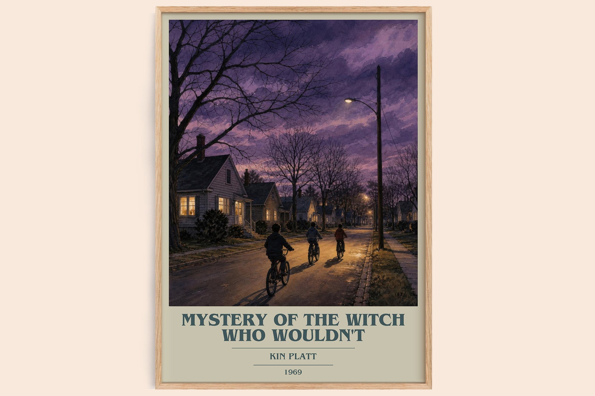 Mystery of the Witch Who Wouldn't Book Cover Poster by Kin Platt