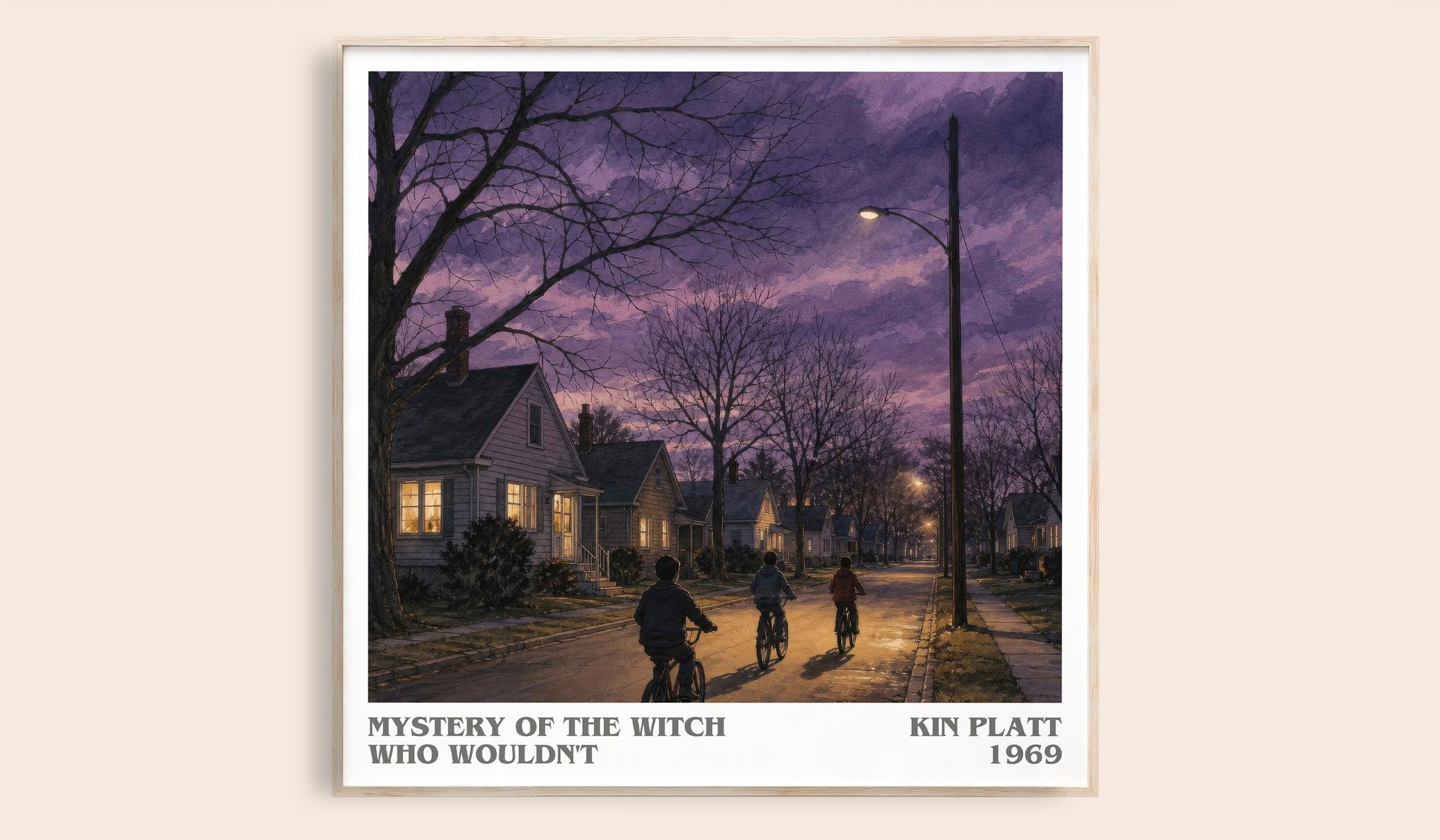 Mystery of the Witch Who Wouldn't Literary Art Print by Kin Platt
