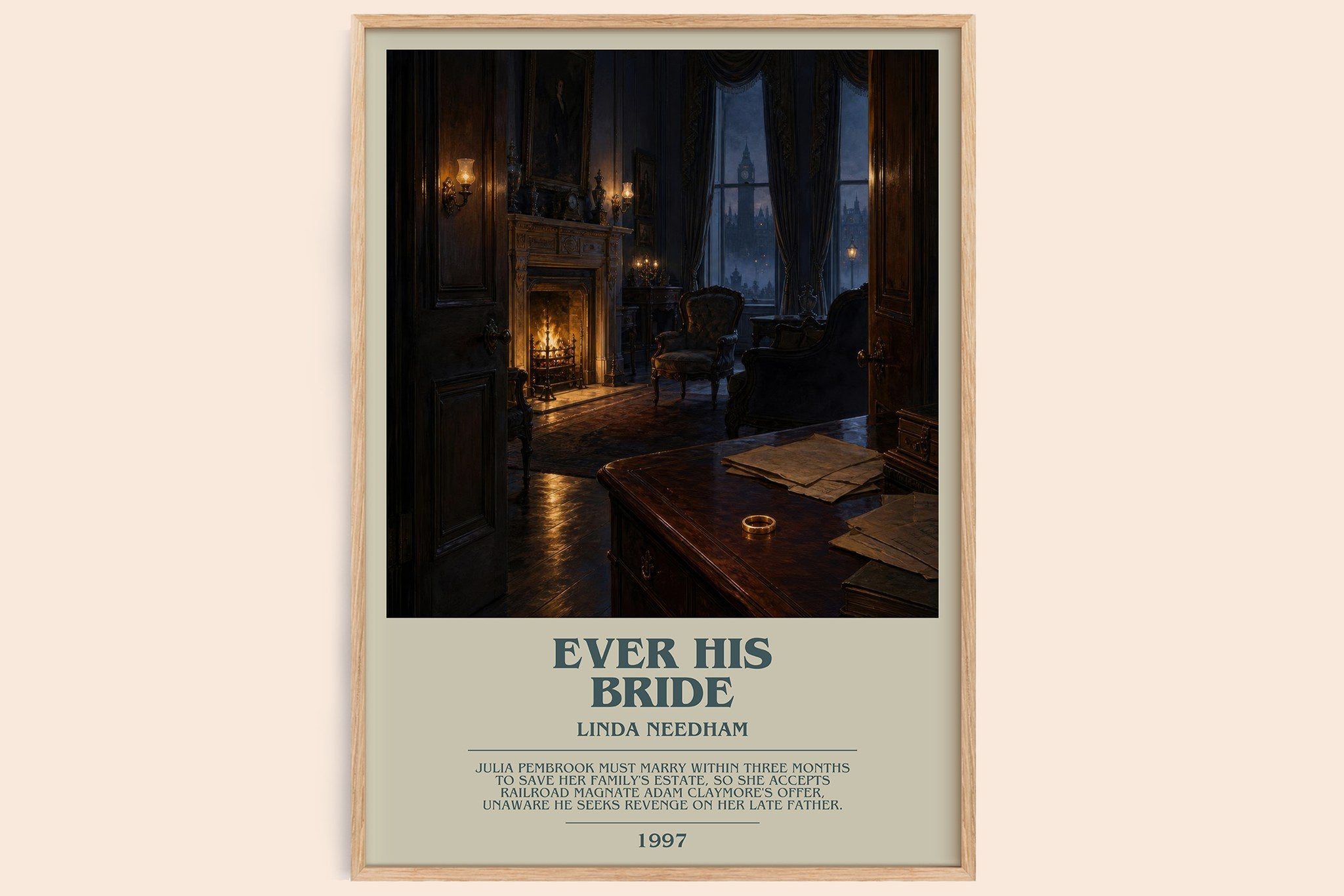 Ever His Bride Bookish Wall Art by Linda Needham