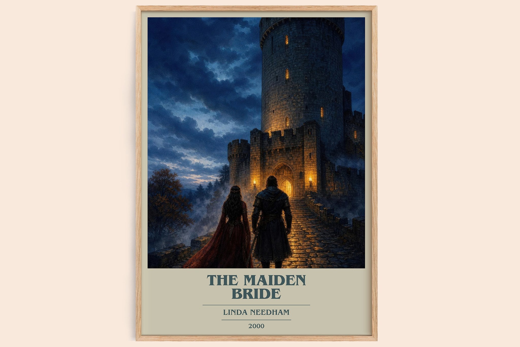 The Maiden Bride Book Cover Poster by Linda Needham