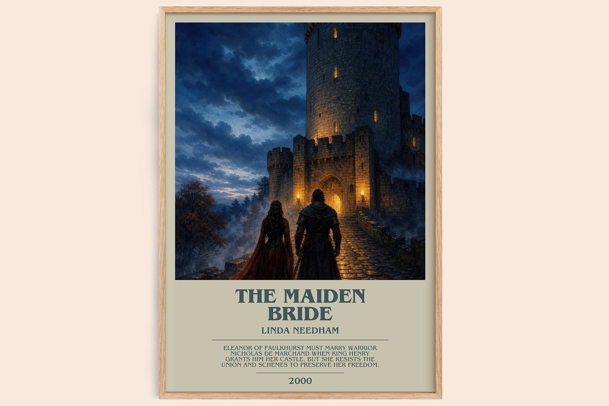 The Maiden Bride Bookish Wall Art by Linda Needham