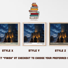 The Maiden Bride literary print in frame leaning in hallway – romance wall art