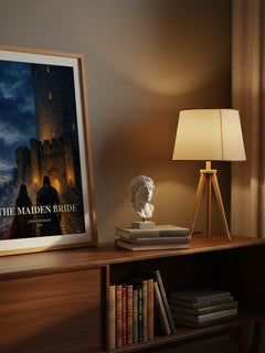 The Maiden Bride watercolour print on bookshelf – Linda Needham fan gift