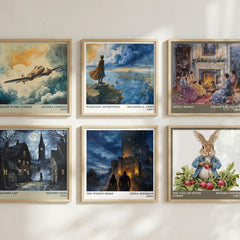 The Maiden Bride literary art print colour and style options – Linda Needham book art