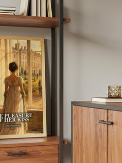 The Pleasure of Her Kiss book watercolour illustration paper finish options – matte satin gloss