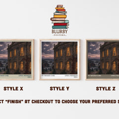 My Wicked Earl literary print in frame leaning in hallway – romance wall art
