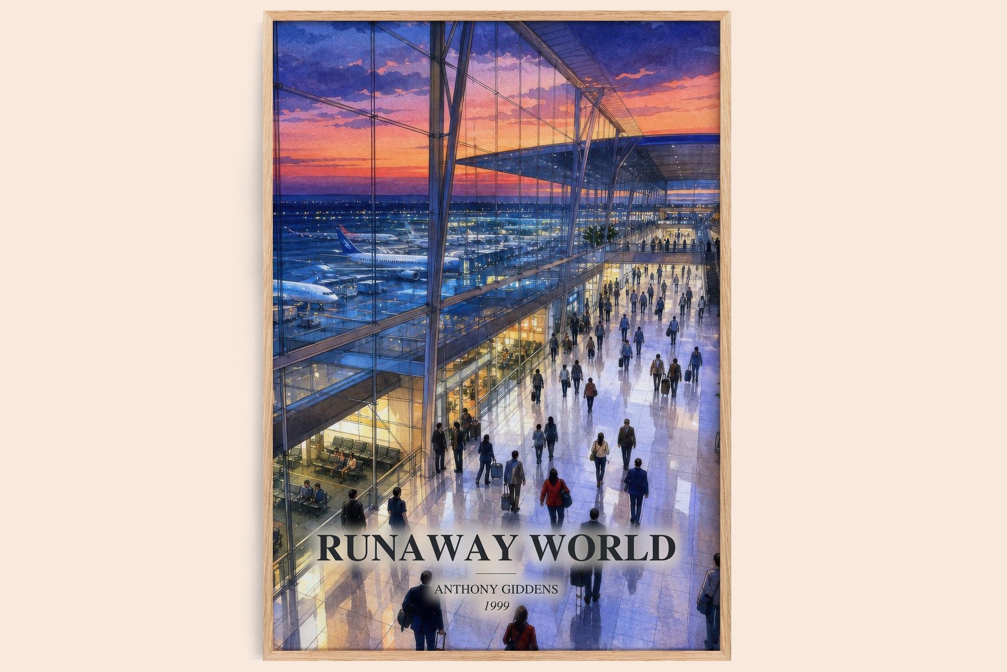 Runaway world Book Watercolour Illustration by Anthony Giddens