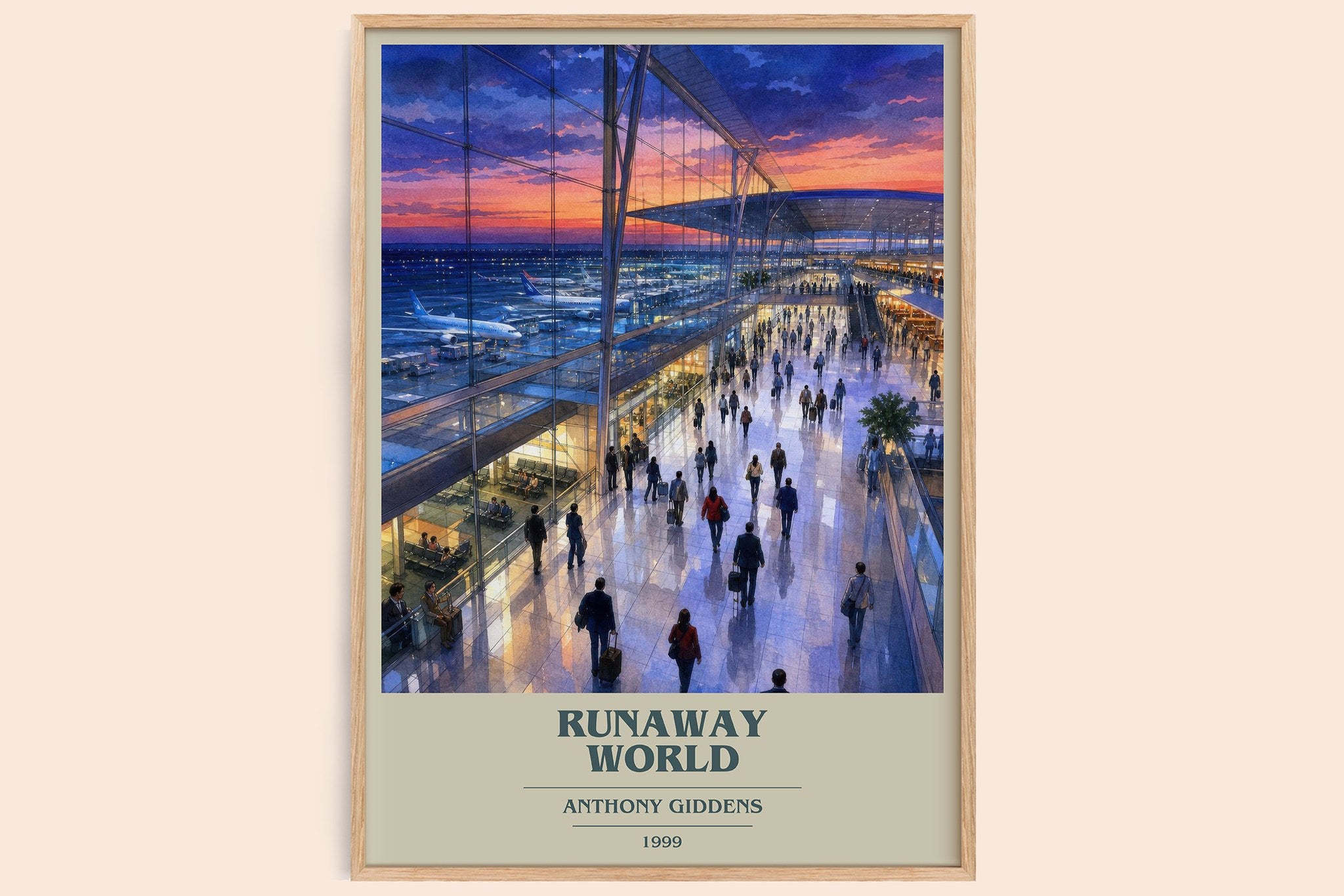 Runaway world Book Cover Poster by Anthony Giddens