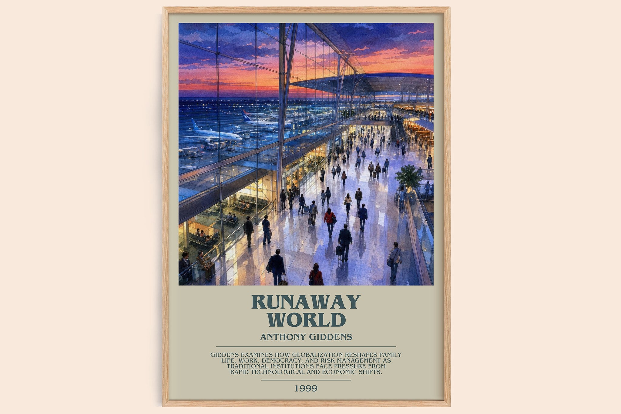 Runaway world Bookish Wall Art by Anthony Giddens