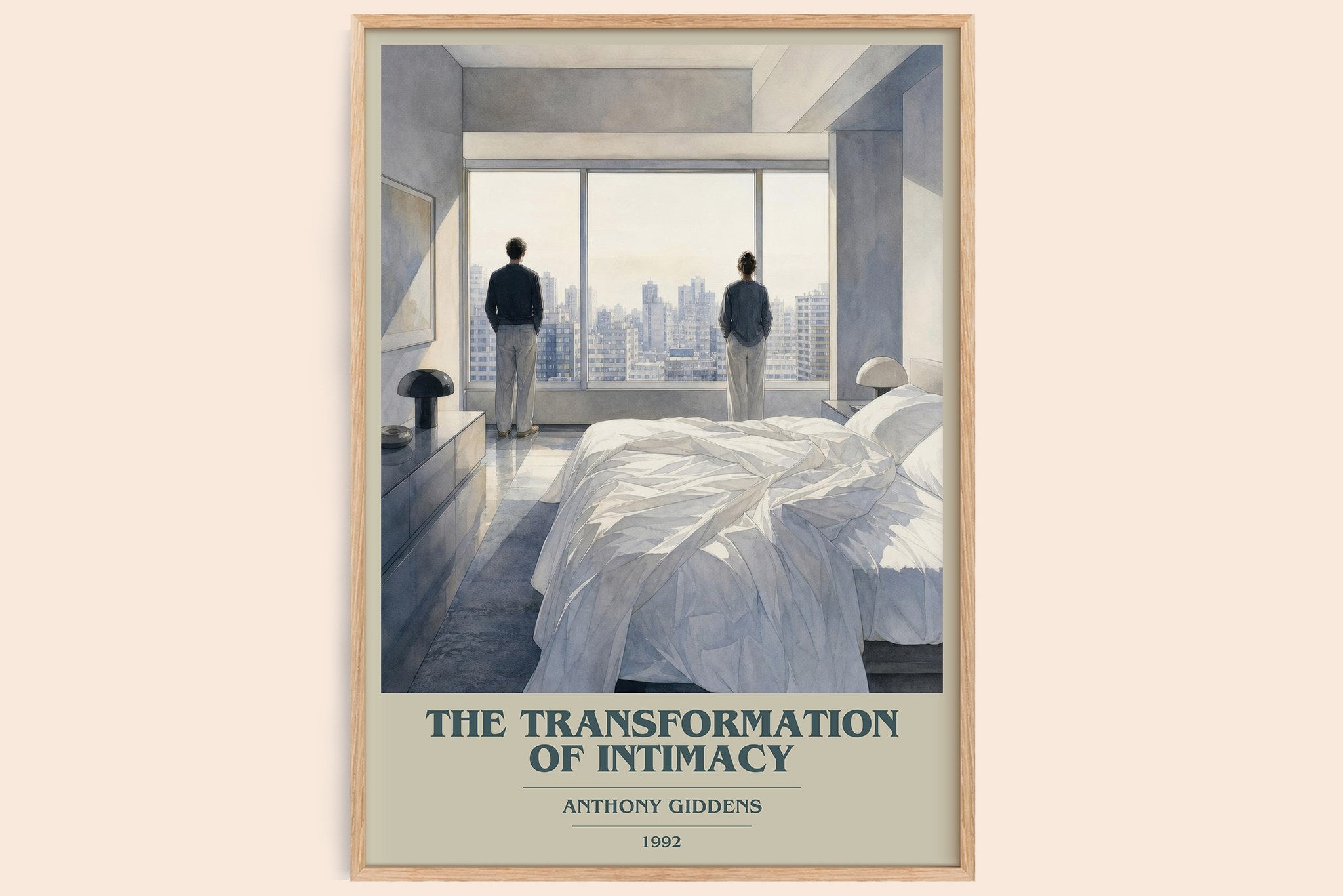 The transformation of intimacy Book Cover Poster by Anthony Giddens