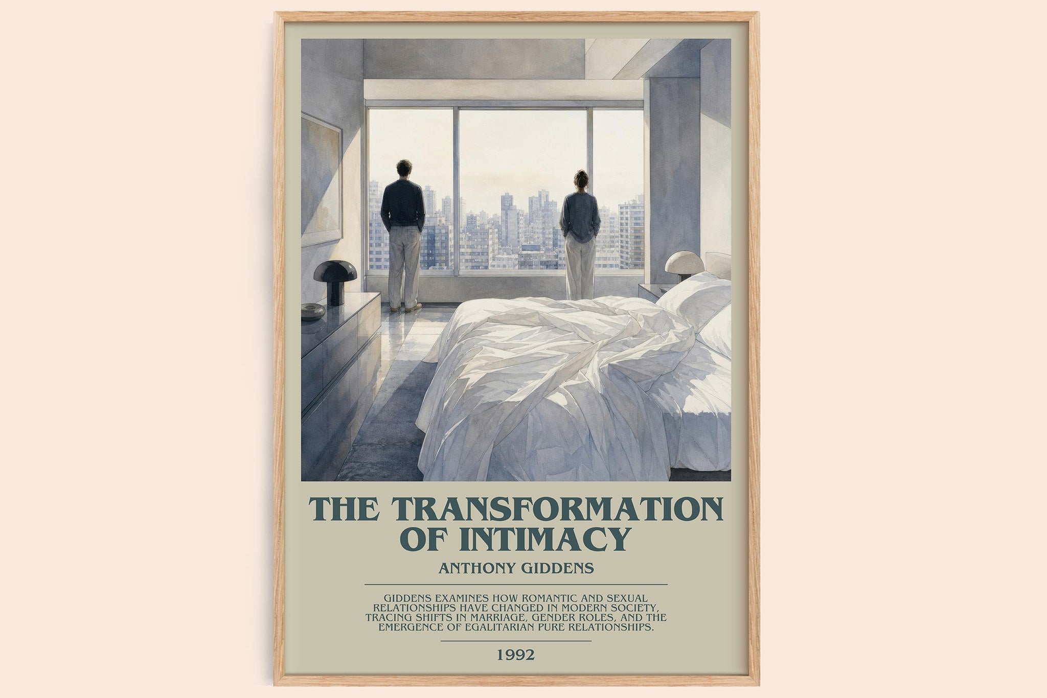 The transformation of intimacy Bookish Wall Art by Anthony Giddens