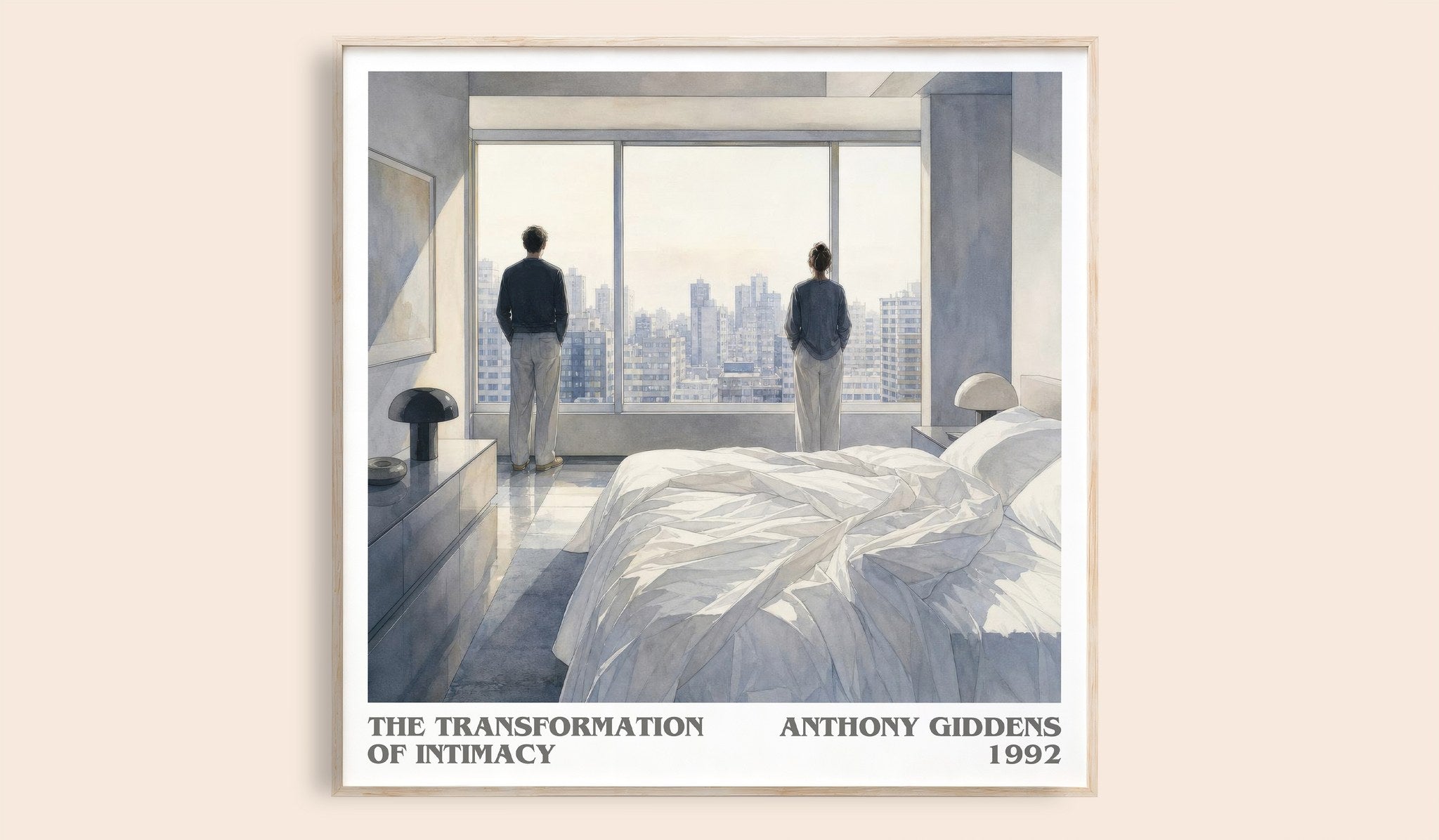 The transformation of intimacy Literary Art Print by Anthony Giddens