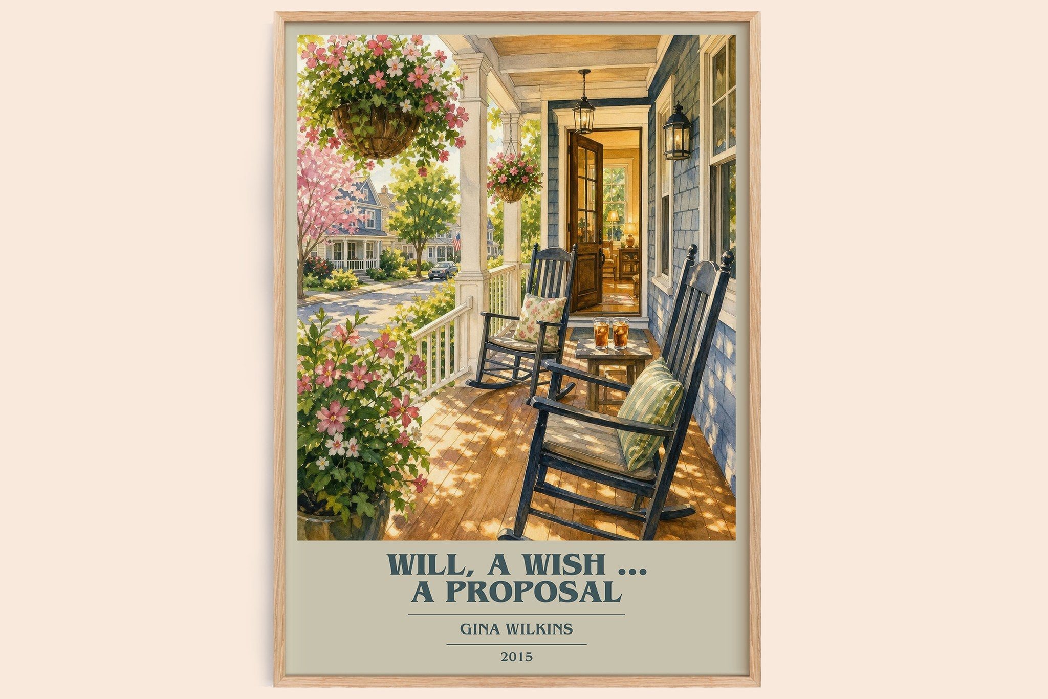 Will, a Wish ... a Proposal Book Cover Poster by Gina Wilkins