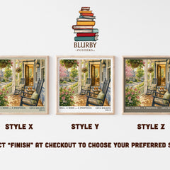 Will, a Wish ... a Proposal literary print in frame leaning in hallway – romance wall art