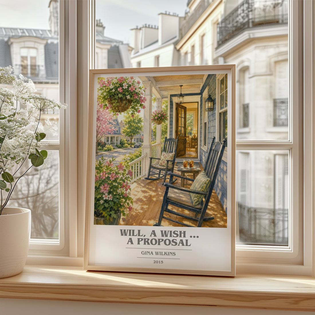 Will, a Wish ... a Proposal book cover poster colour and style options – Gina Wilkins book art